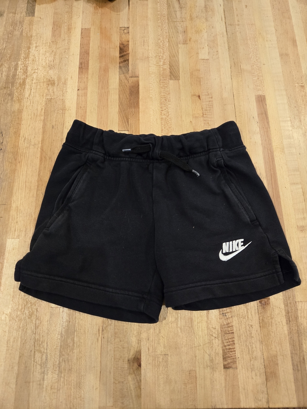 Nike Kids Black Fleece Athletic Shorts